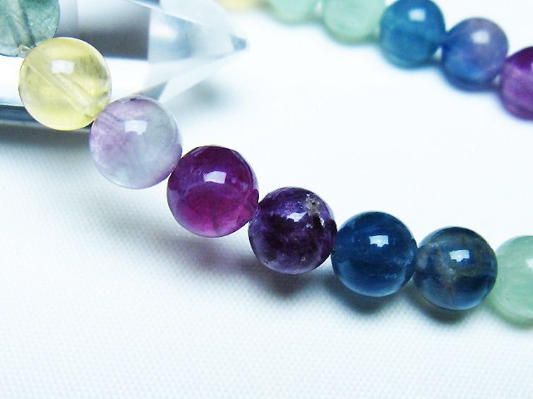 フローライト ブレスレット 8mm [t229-5473] 3枚目