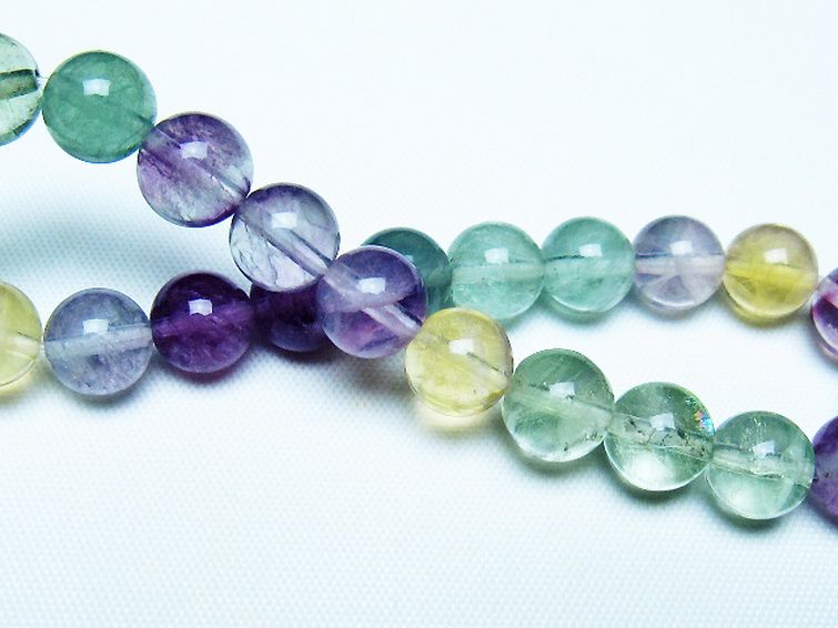 フローライト ブレスレット 8mm [t229-5478] 2枚目