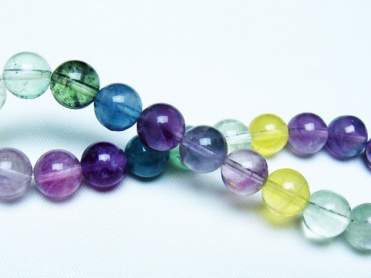 フローライト ブレスレット 8mm [t229-5481] 2枚目