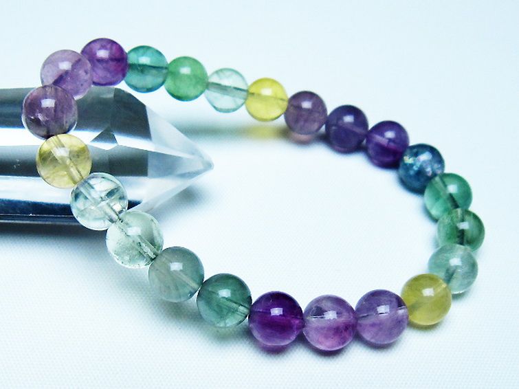 フローライト ブレスレット 8mm [T229-5487] 1枚目