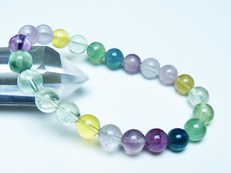 フローライト ブレスレット 8mm [t229-5488] 1枚目