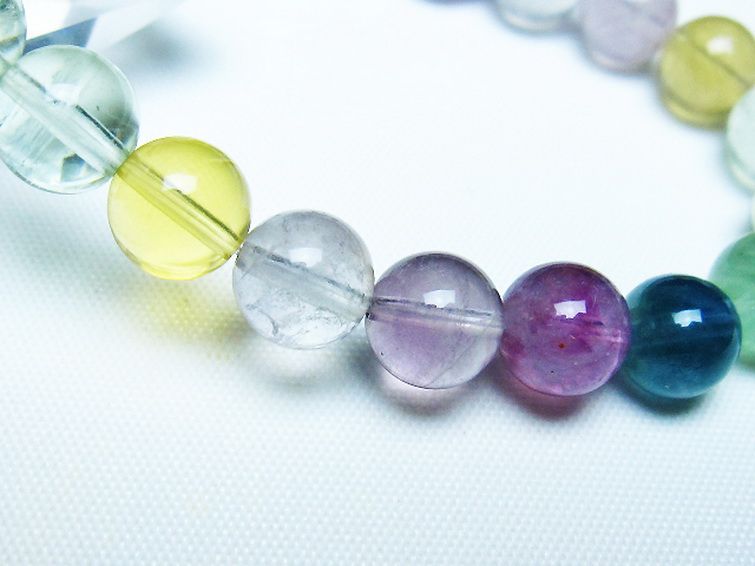 フローライト ブレスレット 8mm [t229-5488] 3枚目