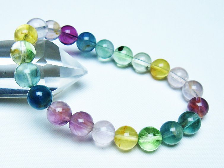 フローライト ブレスレット 9mm [T229-5498] 1枚目