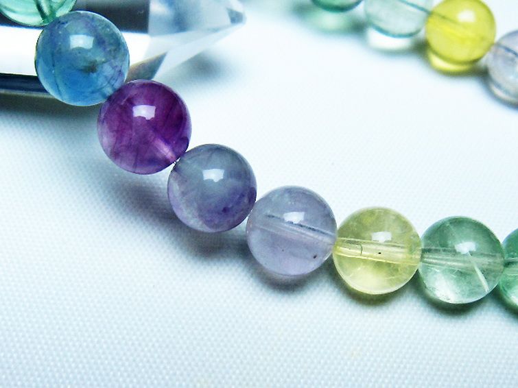 フローライト ブレスレット 9mm [t229-5499] 3枚目