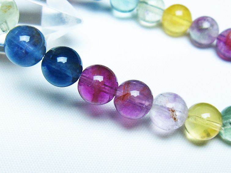 フローライト ブレスレット 9mm [t229-5502] 3枚目