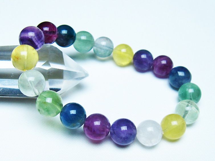 フローライト ブレスレット 10mm [t229-5509] 1枚目