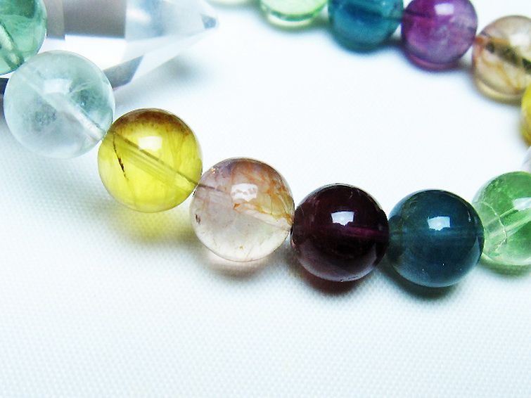 フローライト ブレスレット 10mm [T229-5513] 3枚目