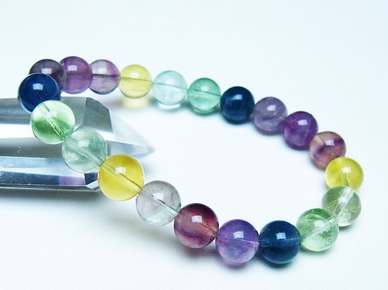 フローライト ブレスレット 10mm [t229-5514] 1枚目