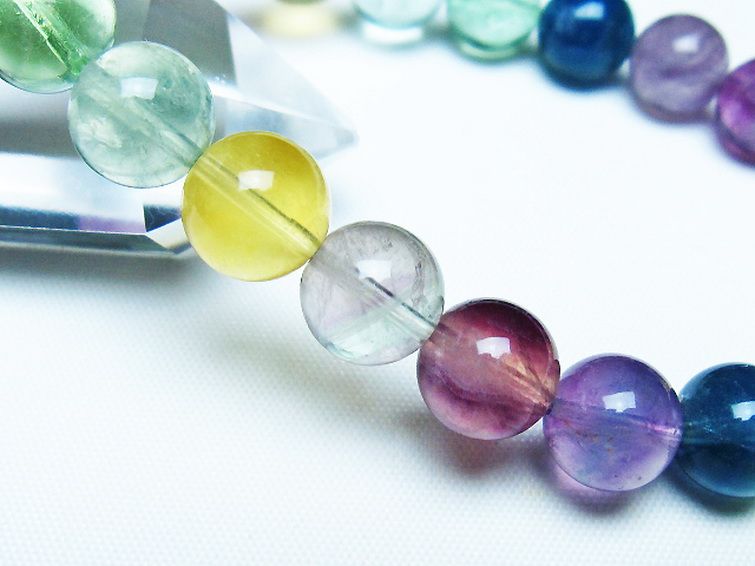 フローライト ブレスレット 10mm [t229-5514] 3枚目