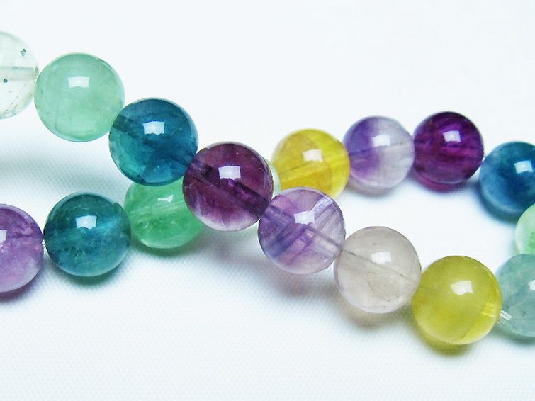 フローライト ブレスレット 10mm [t229-5519] 2枚目