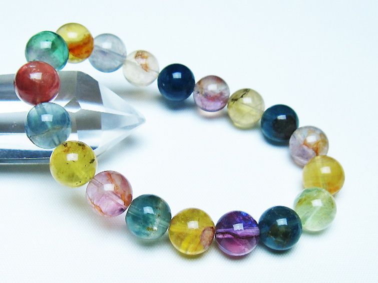 フローライト ブレスレット 10mm [t229-5521] 1枚目