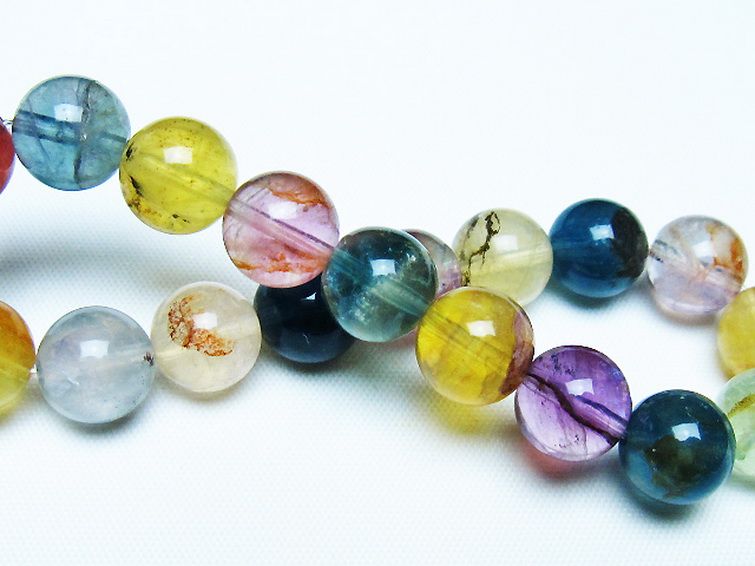 フローライト ブレスレット 10mm [t229-5521] 2枚目