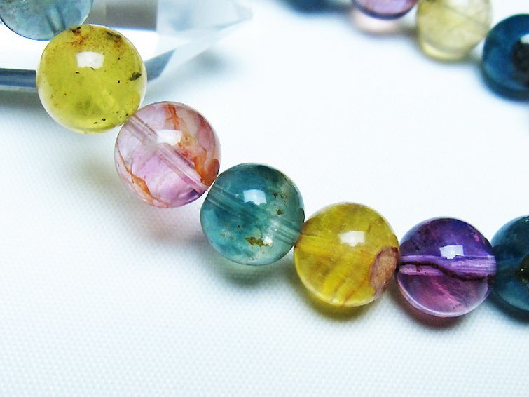 フローライト ブレスレット 10mm [t229-5521] 3枚目