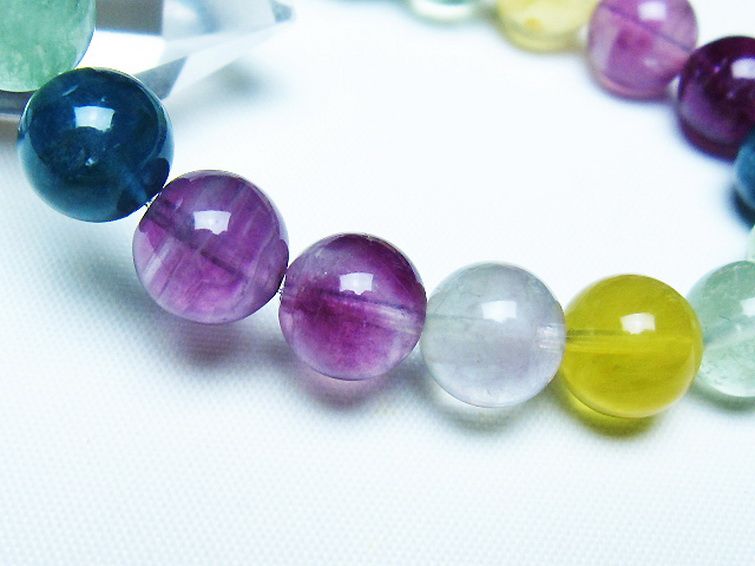 フローライト ブレスレット 10mm [t229-5522] 3枚目