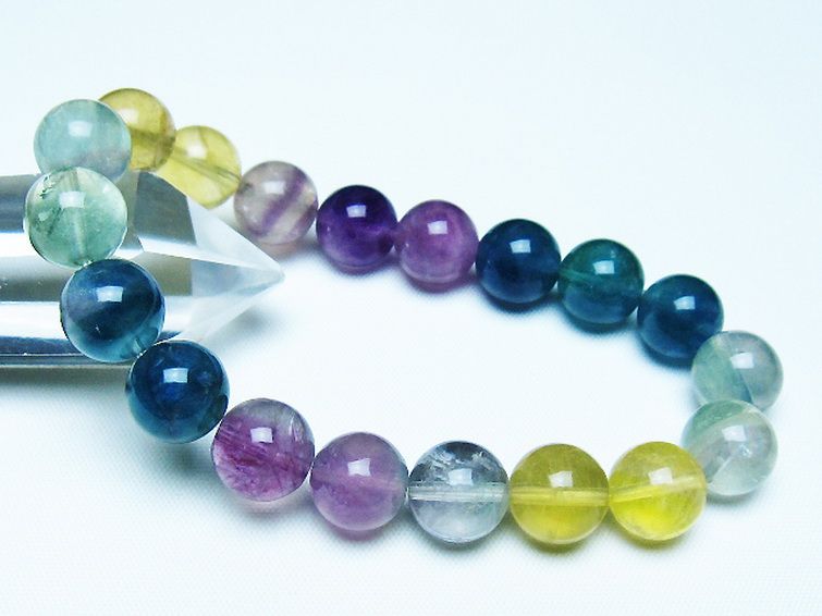 フローライト ブレスレット 11mm [t229-5524] 1枚目