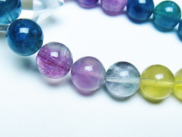 フローライト ブレスレット 11mm [t229-5524] 3枚目