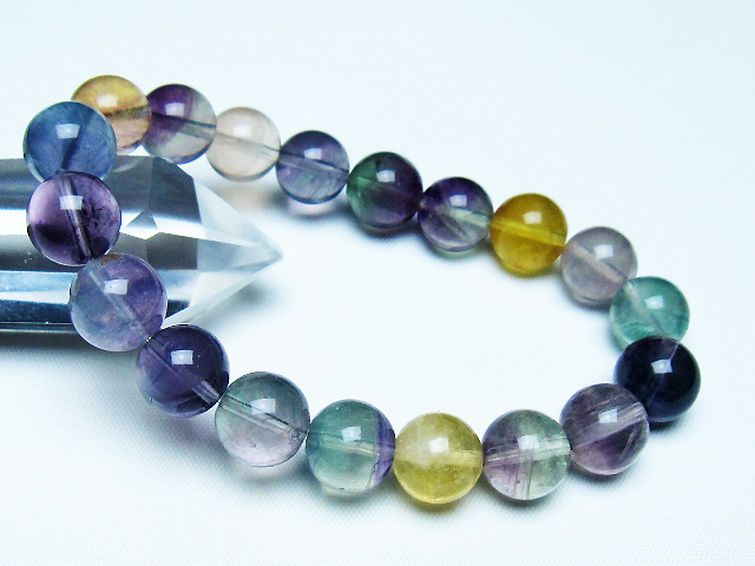 フローライト ブレスレット 11mm [t229-5531] 1枚目