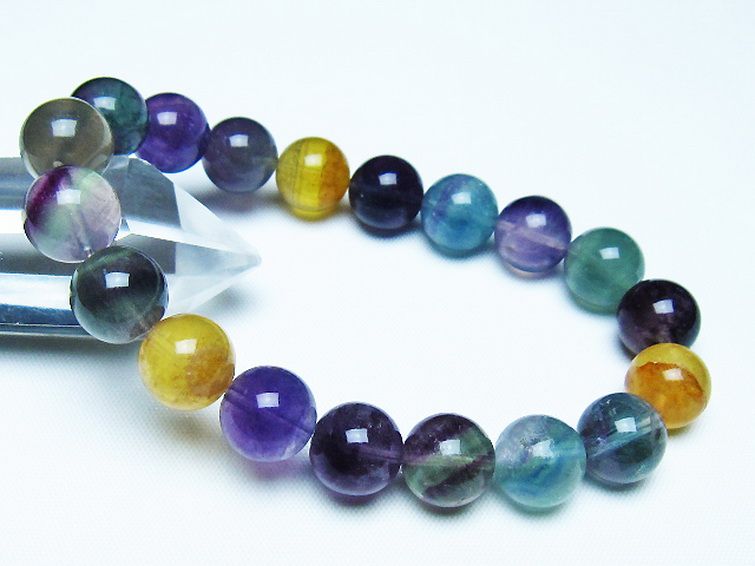 フローライト ブレスレット 11mm [t229-5534] 1枚目