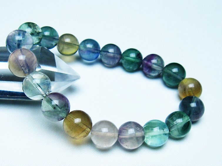 フローライト ブレスレット 11mm [t229-5535] 1枚目