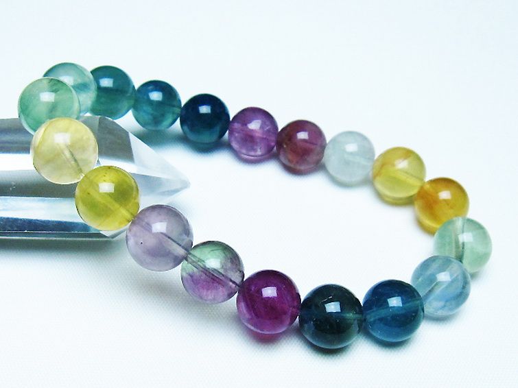 フローライト ブレスレット 11mm [t229-5536] 1枚目