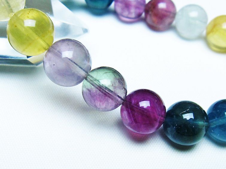 フローライト ブレスレット 11mm [t229-5536] 3枚目