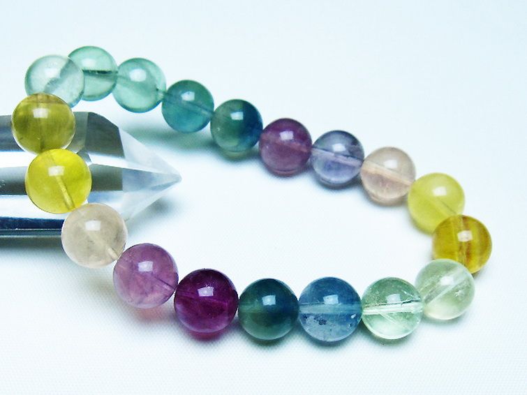 フローライト ブレスレット 11mm [t229-5538] 1枚目