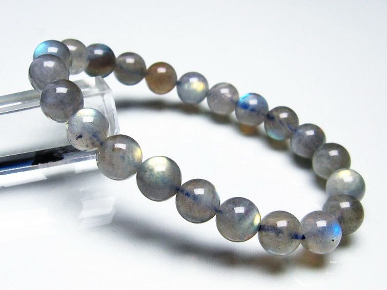 ラブラドライト ブレスレット 9mm [t234-3083] 1枚目