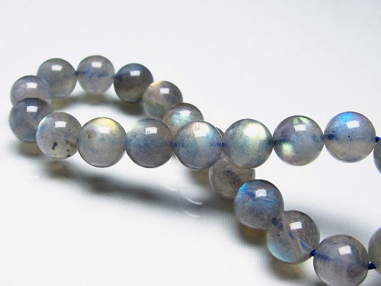 ラブラドライト ブレスレット 9mm [t234-3083] 2枚目