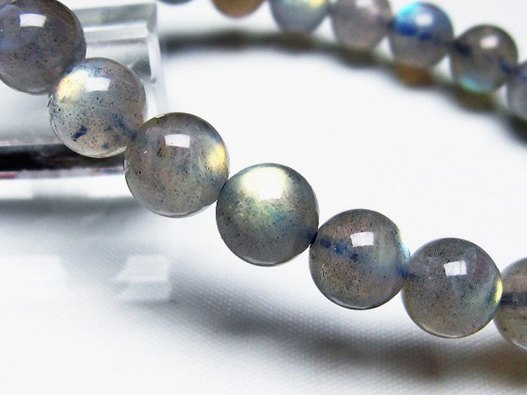 ラブラドライト ブレスレット 9mm [t234-3083] 3枚目