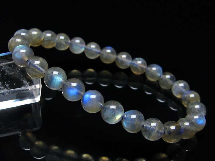 ラブラドライト ブレスレット 7mm [t234-3208] 1枚目