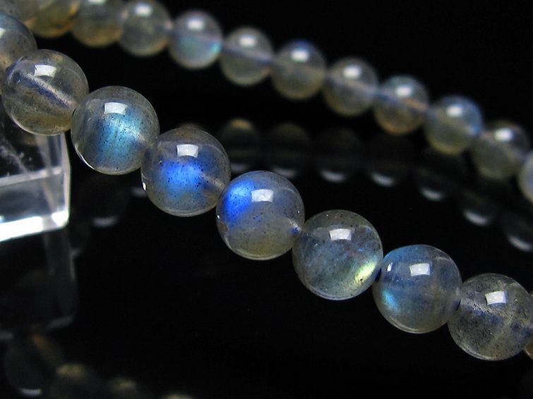 ラブラドライト ブレスレット 7mm [t234-3208] 3枚目