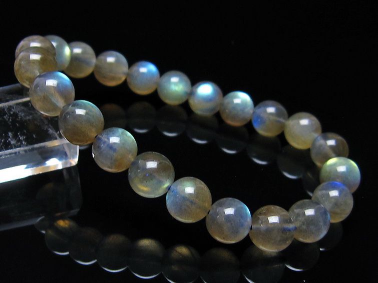 ラブラドライト ブレスレット 9mm [t234-3237] 1枚目