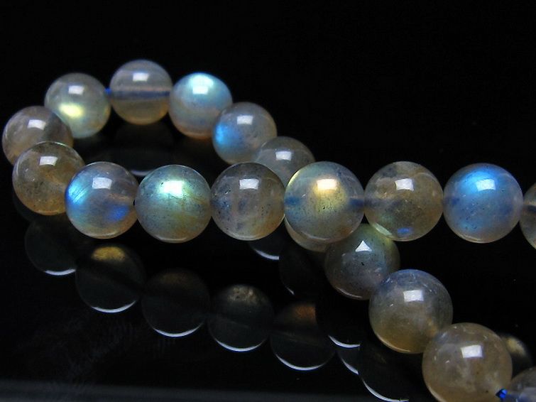 ラブラドライト ブレスレット 9mm [t234-3237] 2枚目