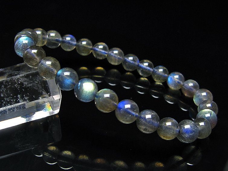 ラブラドライト ブレスレット 7mm [t234-3299] 1枚目