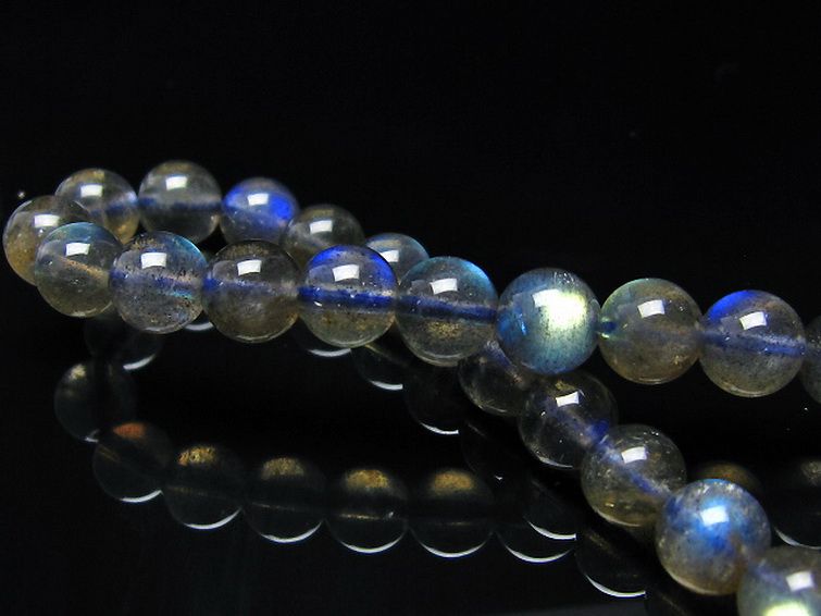 ラブラドライト ブレスレット 7mm [t234-3299] 2枚目