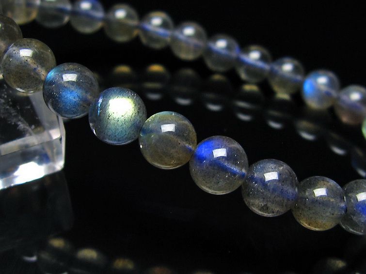 ラブラドライト ブレスレット 7mm [t234-3299] 3枚目