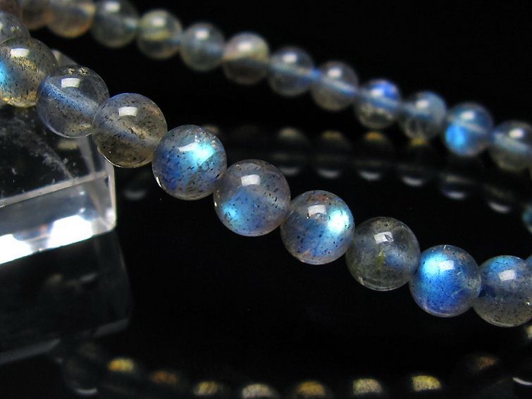 ラブラドライト ブレスレット 6mm [t234-3307] 3枚目