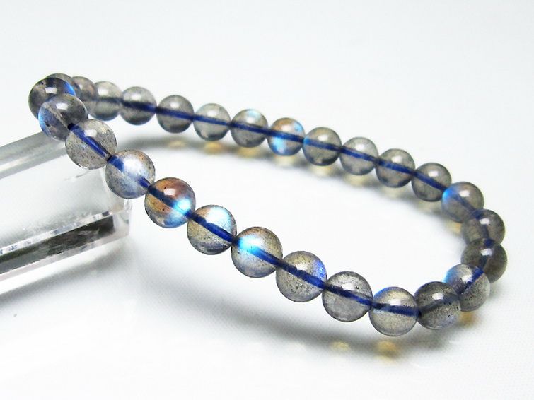 ラブラドライト ブレスレット 7mm [t234-3316] 1枚目