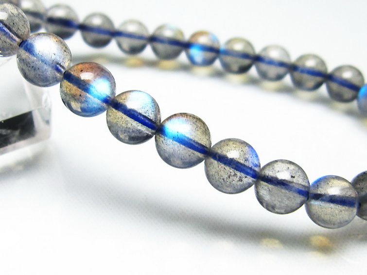 ラブラドライト ブレスレット 7mm [t234-3316] 3枚目