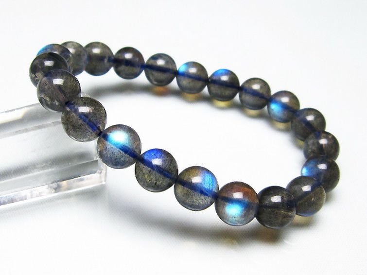 ラブラドライト ブレスレット 9mm [t234-3326] 1枚目