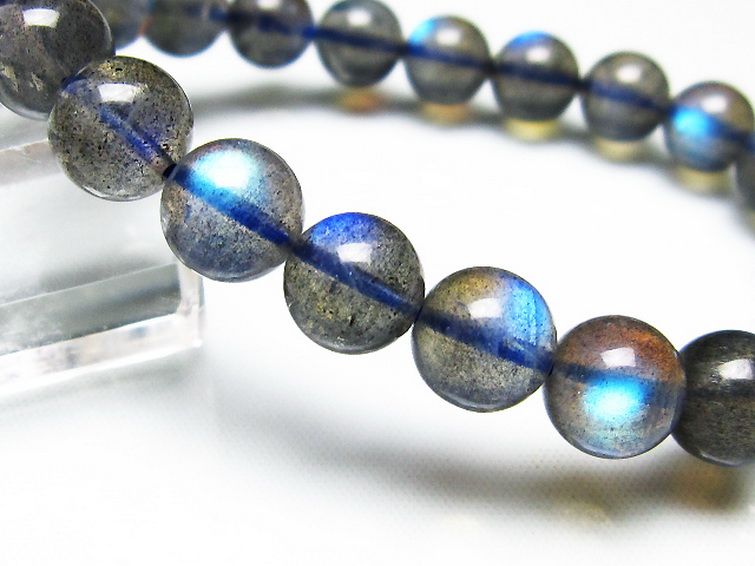 ラブラドライト ブレスレット 9mm [t234-3326] 3枚目