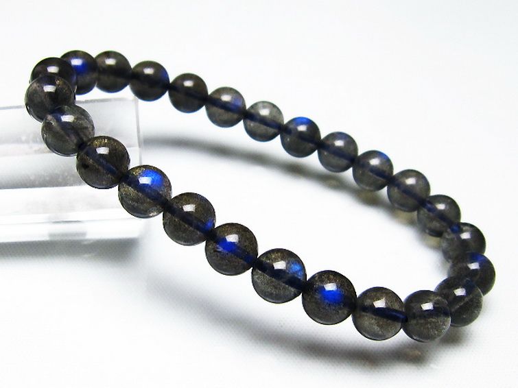 ラブラドライト ブレスレット 7mm [t234-3350] 1枚目