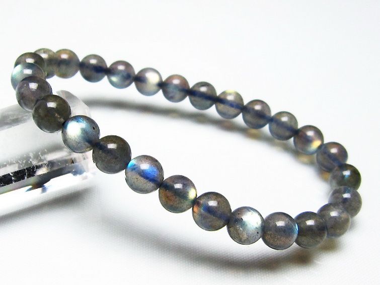 ラブラドライト ブレスレット 7mm [t234-3450] 1枚目
