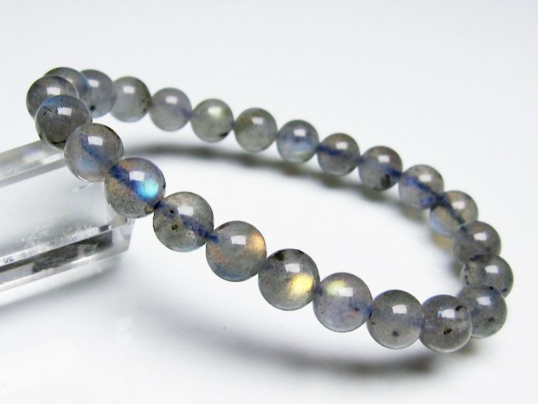 ラブラドライト ブレスレット 8mm [t234-3466] 1枚目