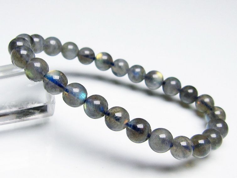 ラブラドライト ブレスレット 7mm [t234-3503] 1枚目