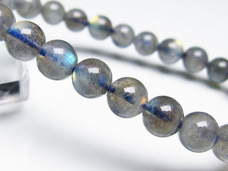 ラブラドライト ブレスレット 7mm [t234-3503] 3枚目