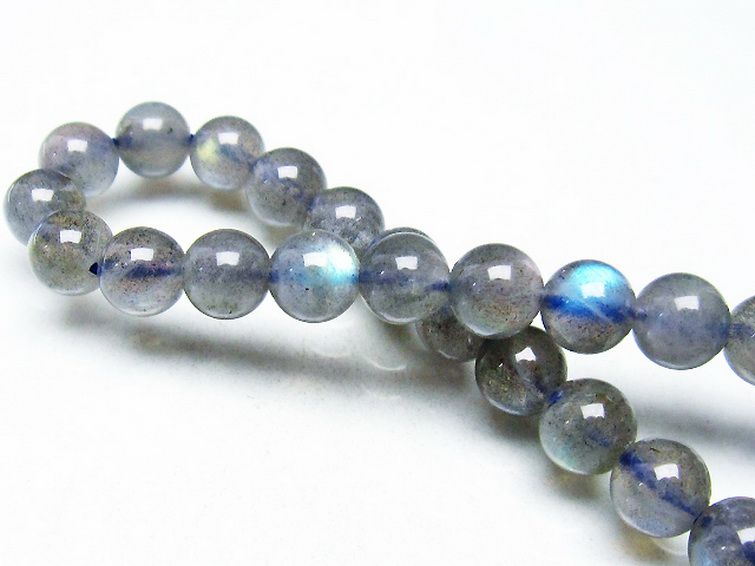 ラブラドライト ブレスレット 7mm [T234-3656] 1枚目