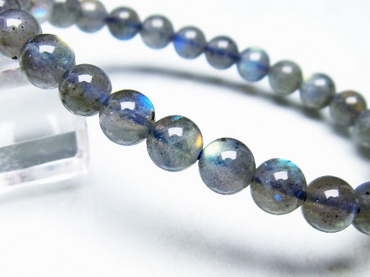 ラブラドライト ブレスレット 7mm [t234-3684] 3枚目