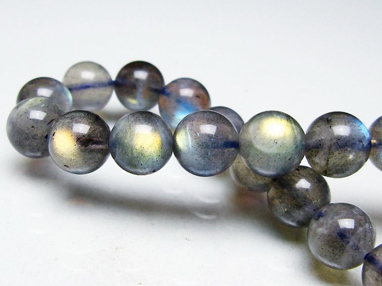 ラブラドライト ブレスレット 9mm [T234-3899] 1枚目