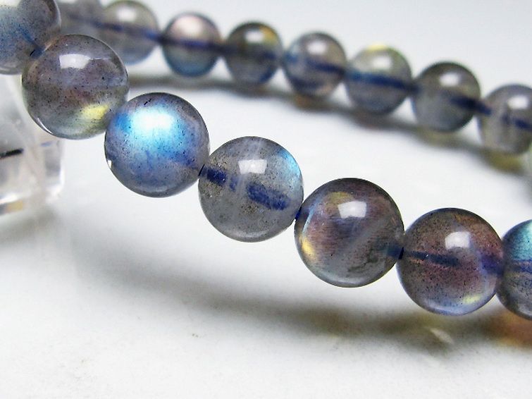 ラブラドライト ブレスレット 9mm [T234-3899] 3枚目